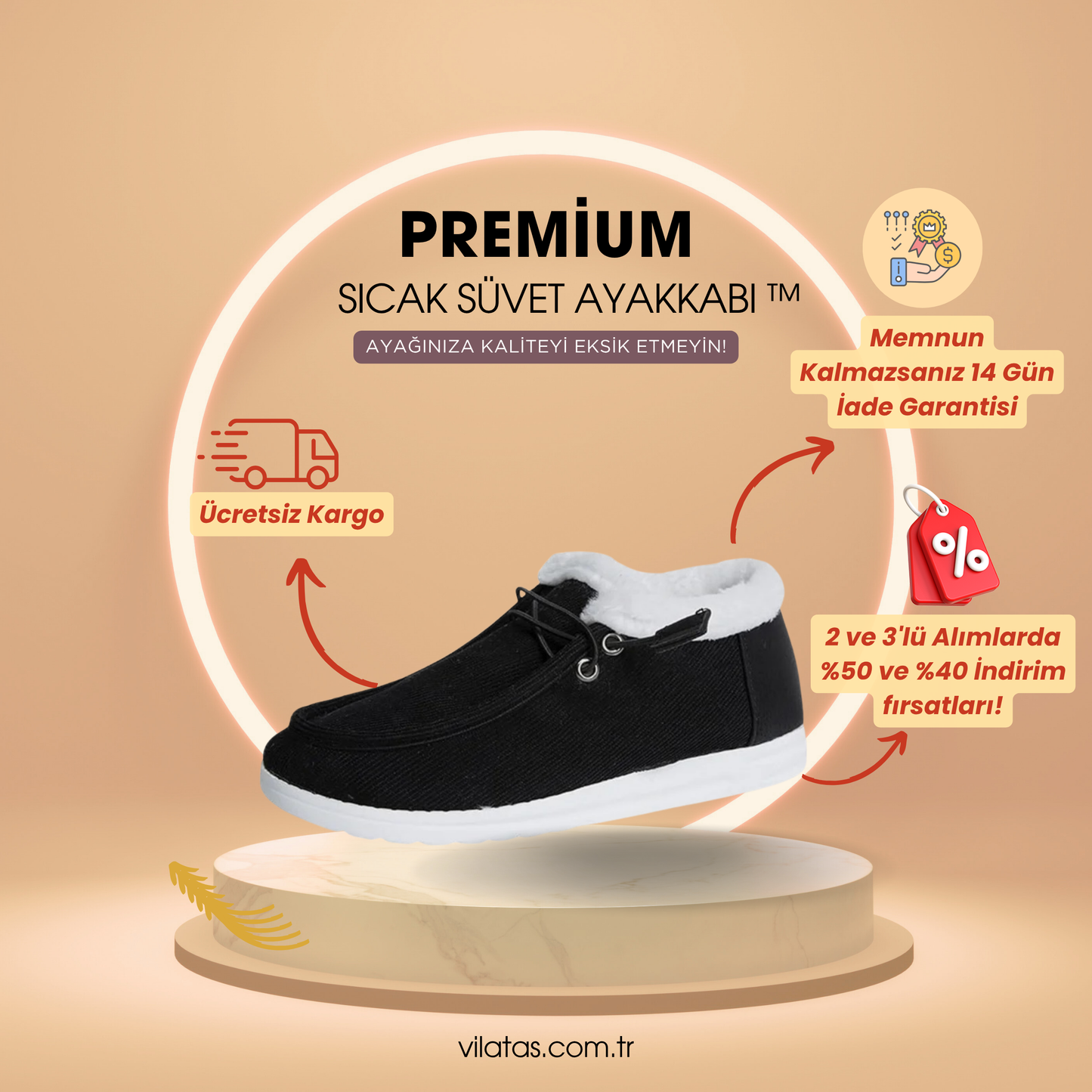 Premium Sıcak Süvet Ayakkabı™